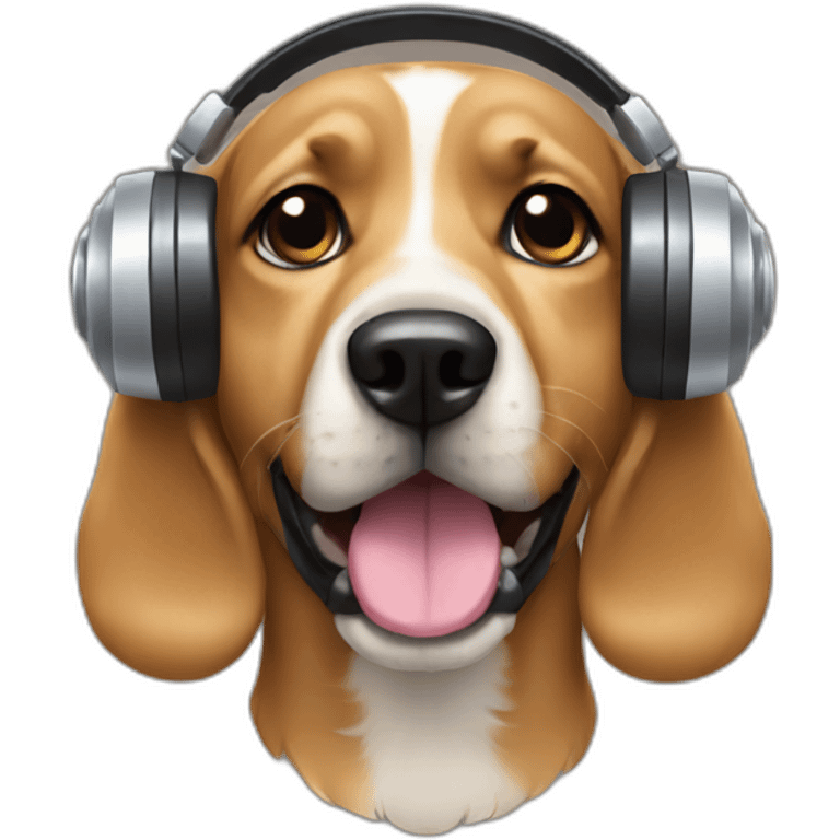 dog dj emoji