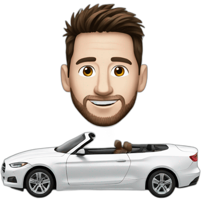 messi in a car emoji