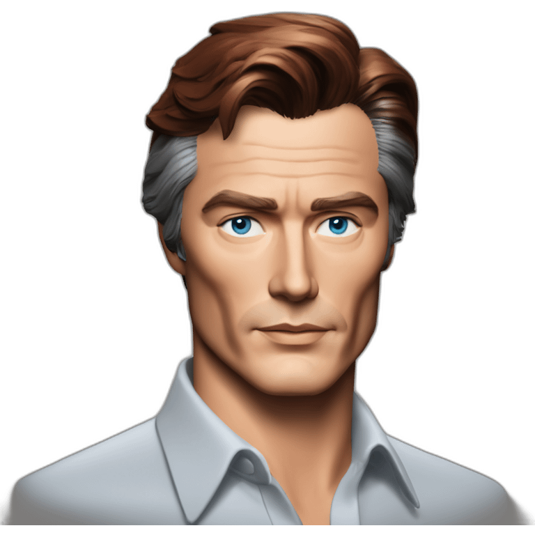 Alain delon blue eyes red hair rancher emoji