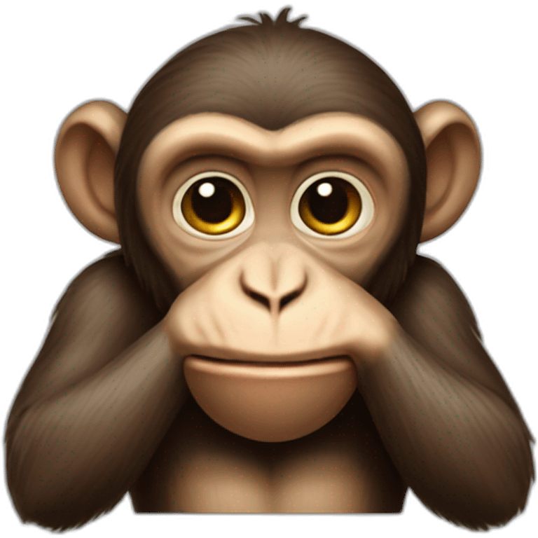 Hear no evil monkey emoji