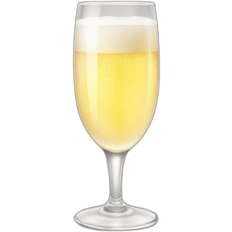 Glass of shampagne emoji