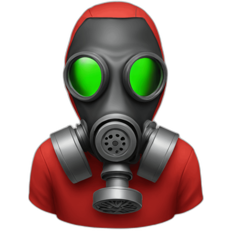 gas mask guy in red emoji