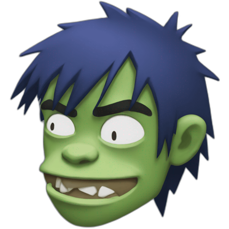 gorillaz 2D emoji