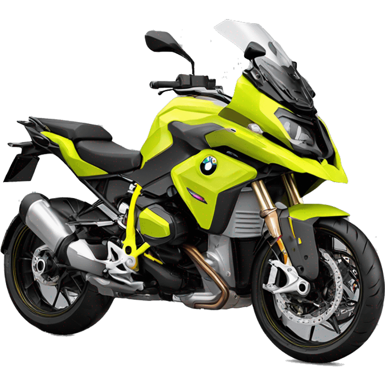 BMW m1000xr neon yellow aestetic emoji