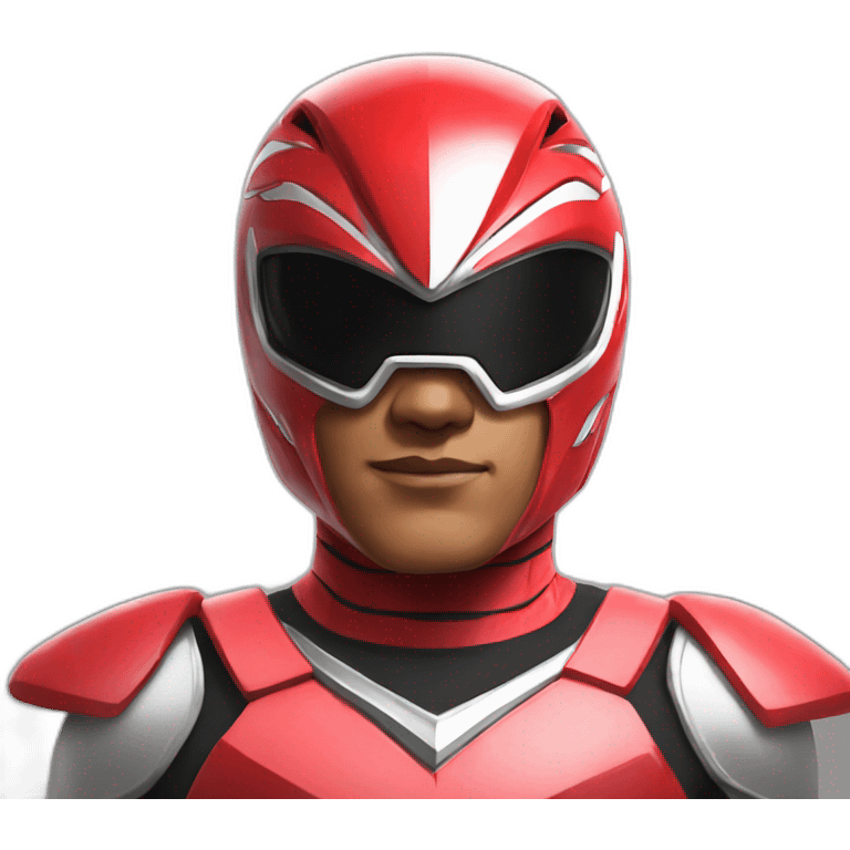 Red power ranger emoji