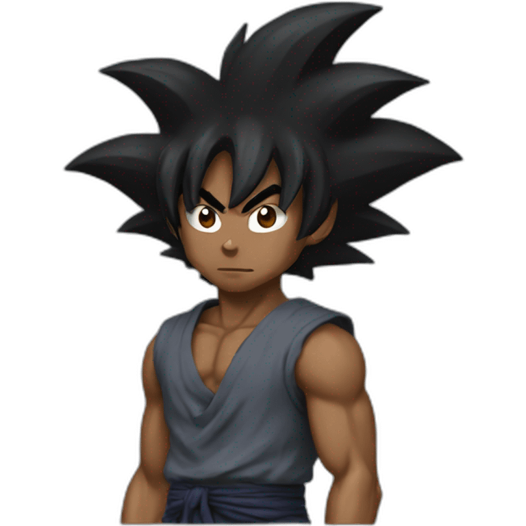 Black goku emoji