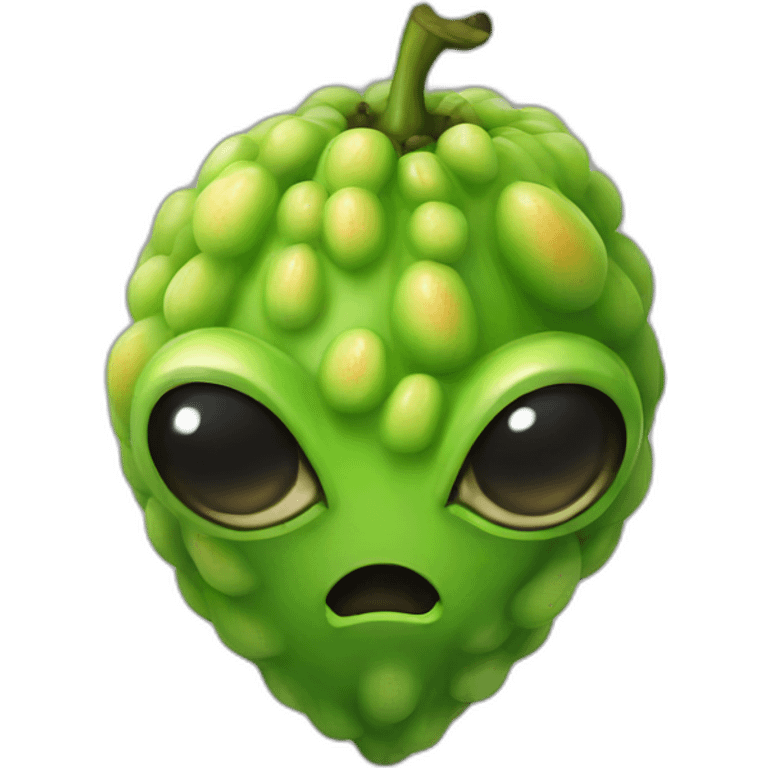 alien fruit emoji