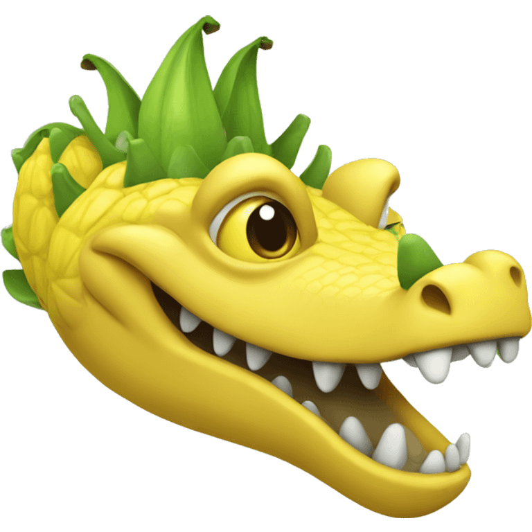 banana crocodile emoji