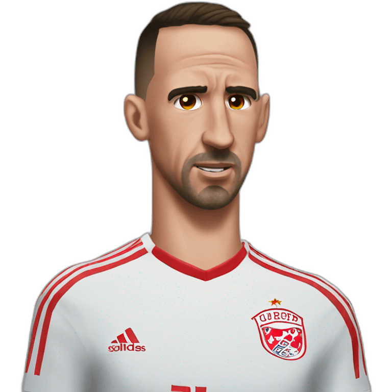 Ribery with scars emoji