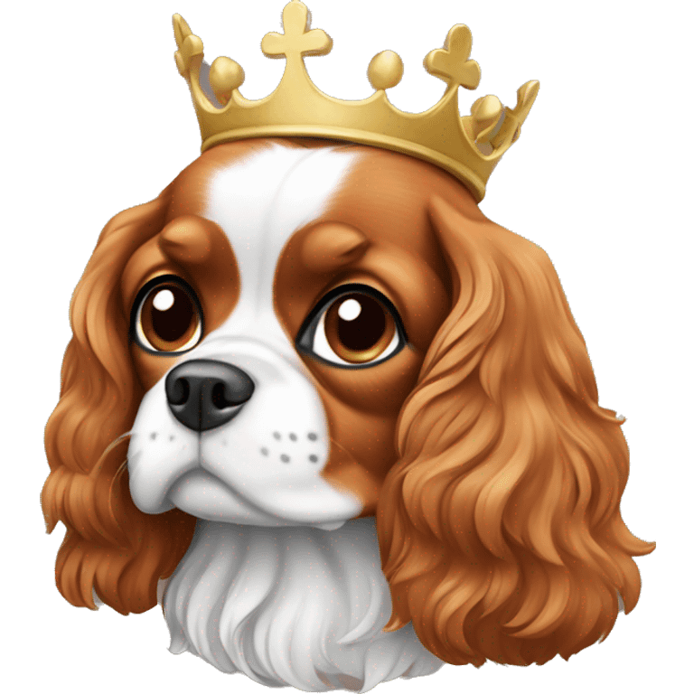 king charles cavalier dog emoji