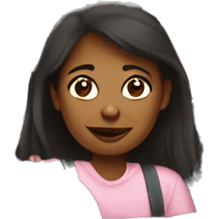 Daughter driving to subway restaurant  emoji