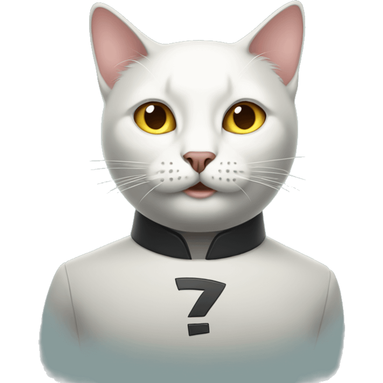 Cat with tesla emoji