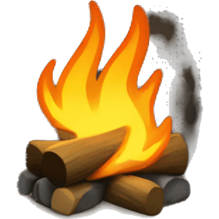 camp fireplace emoji