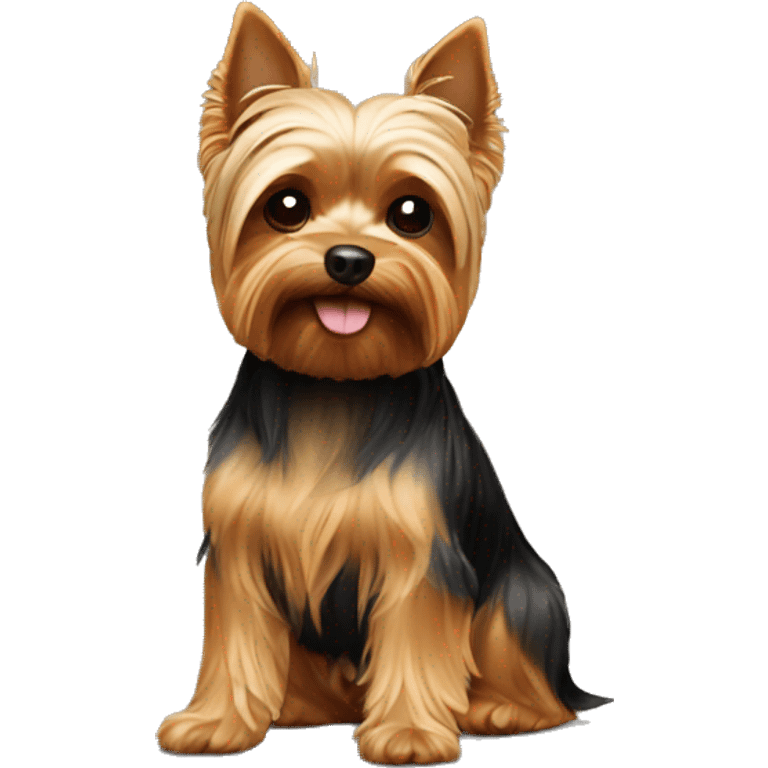 Yorkie dog emoji