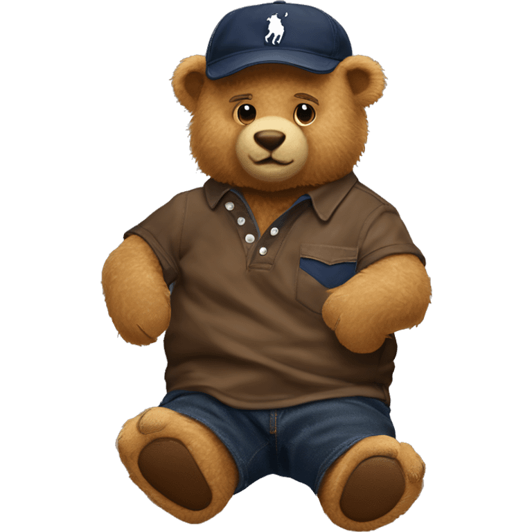 Polo ralph lauren bear old momey ztule emoji