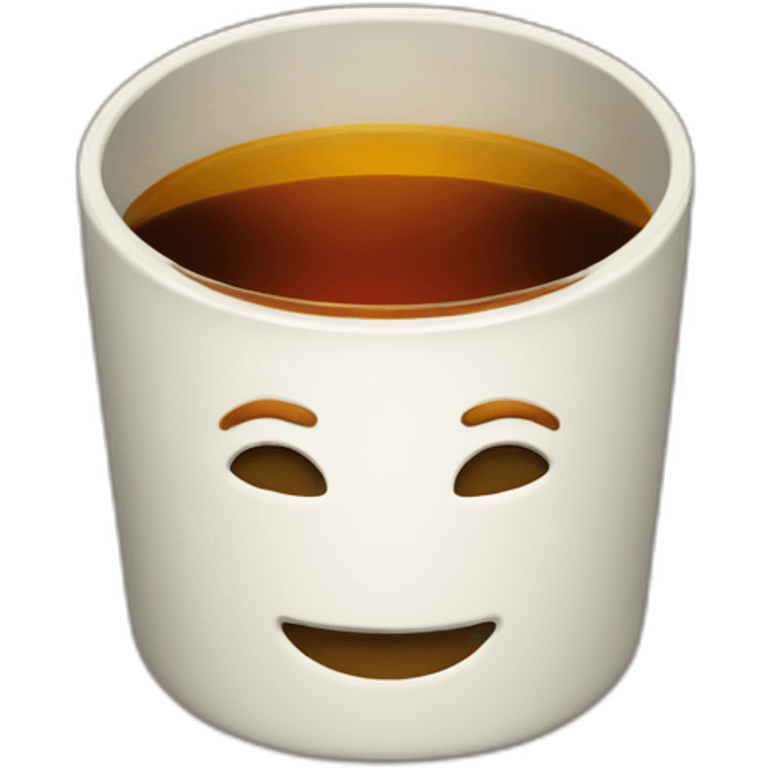 whiskey cup logo emoji