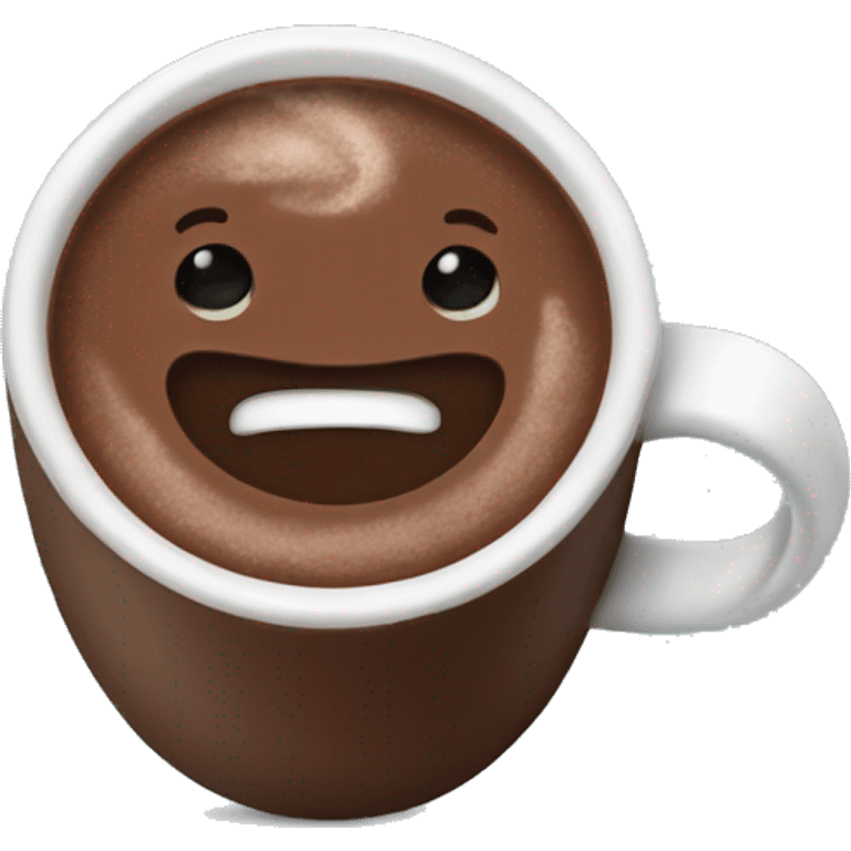 Hot chocolate emoji