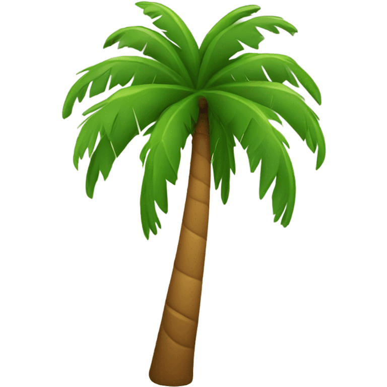 Palm tree with manger scene  emoji