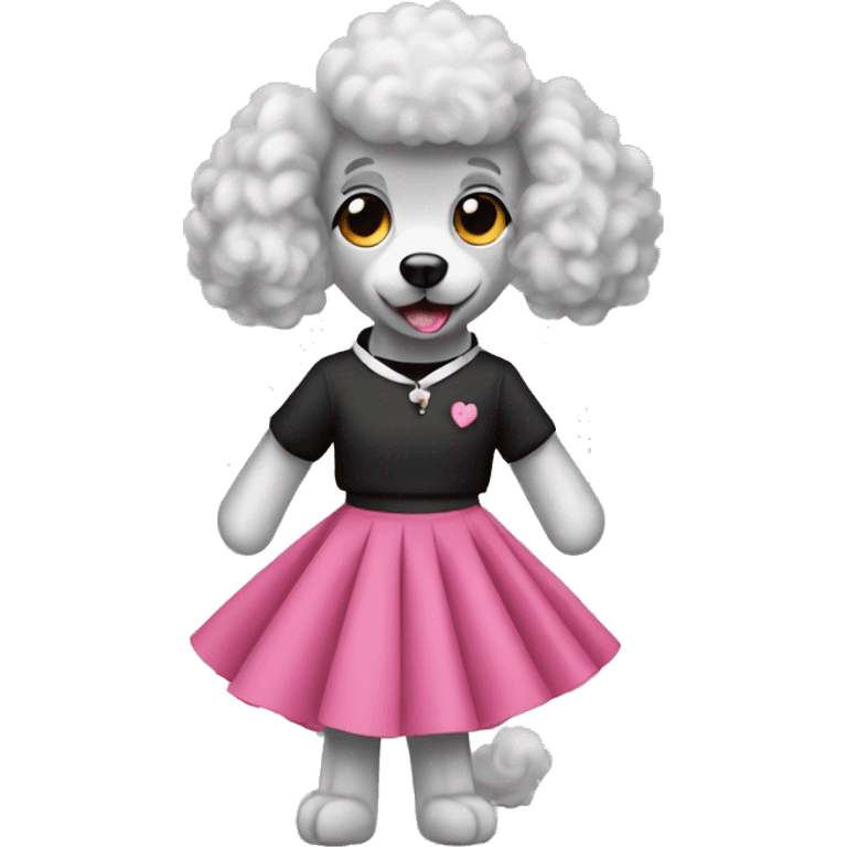 Poodle skirt emoji