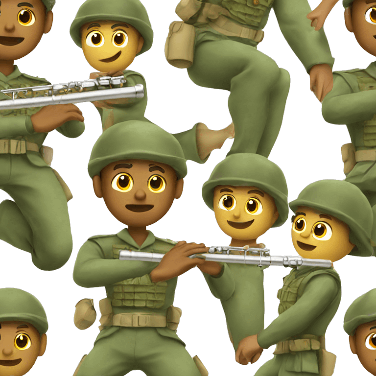 soldier playing flute emoji