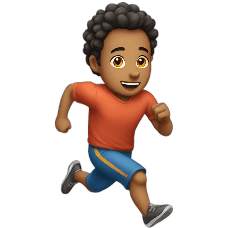 chico corriendo emoji