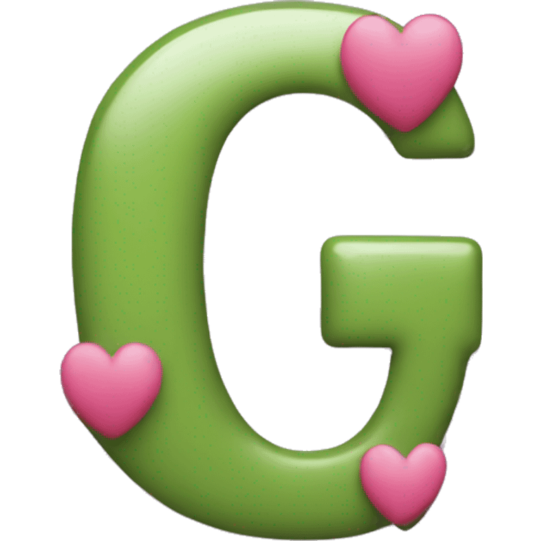 initial G with a heart emoji