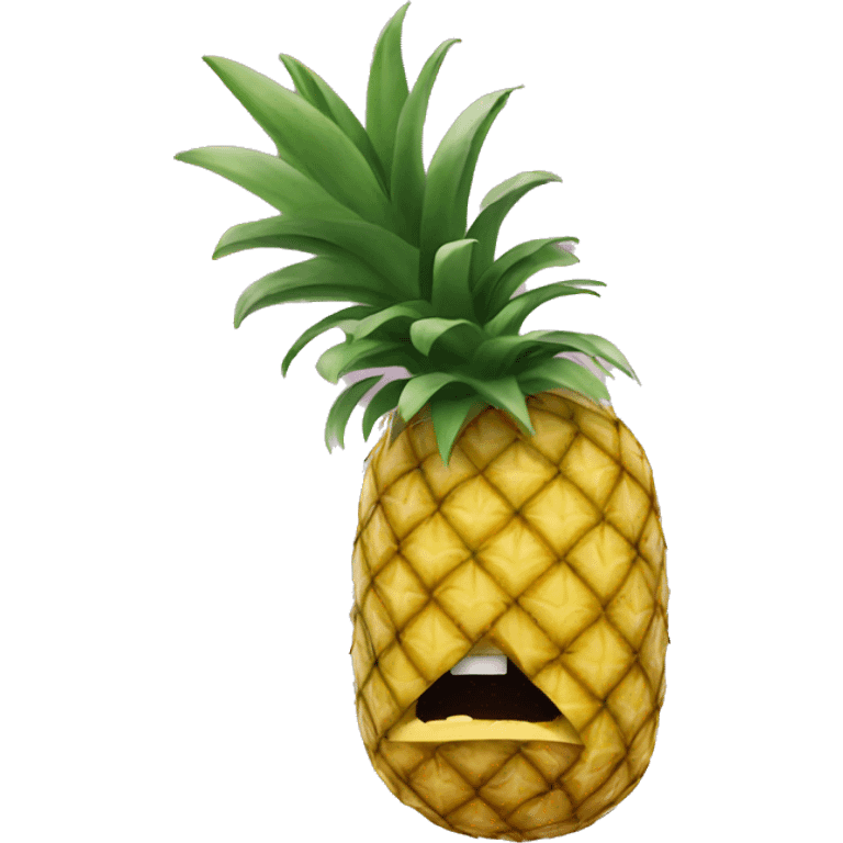 upside down  pineapple emoji