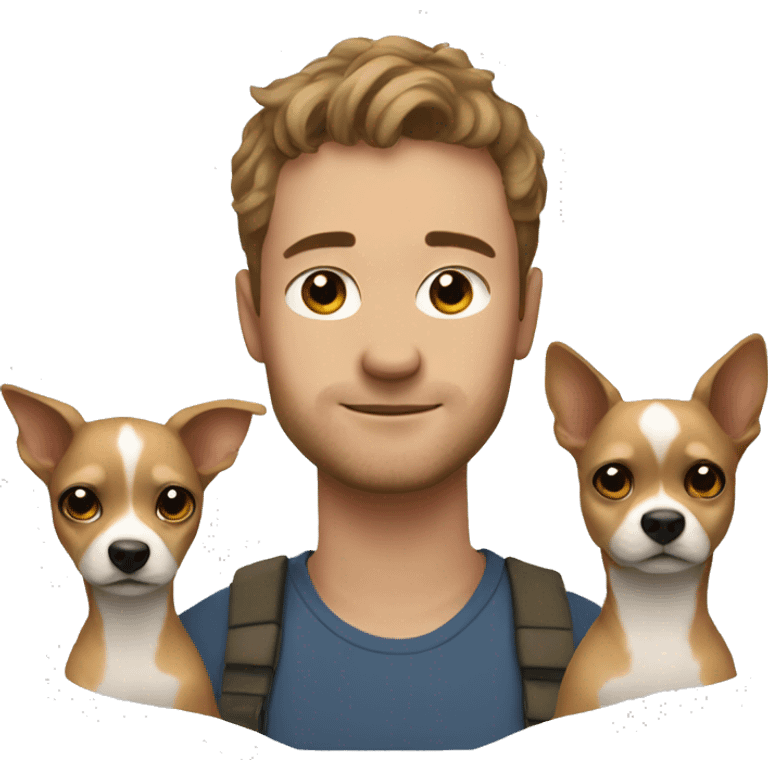 andrew with chihua emoji