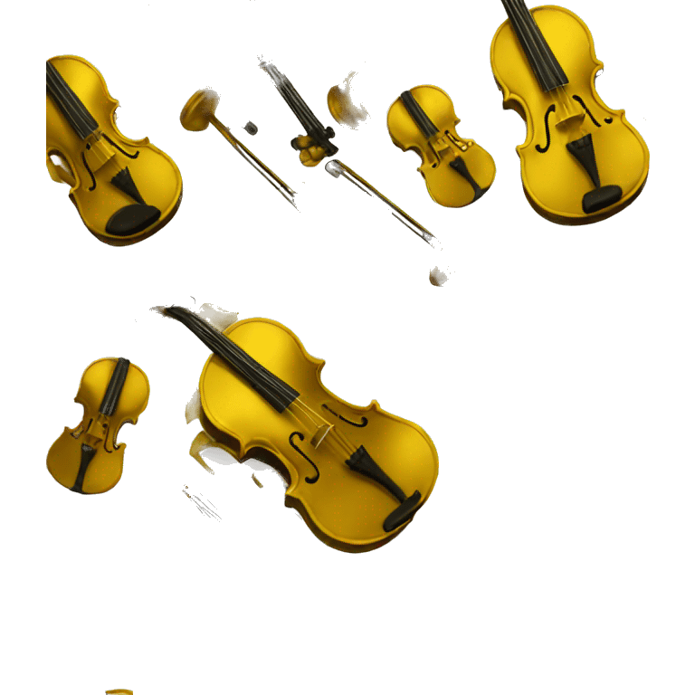 Gold viola emoji