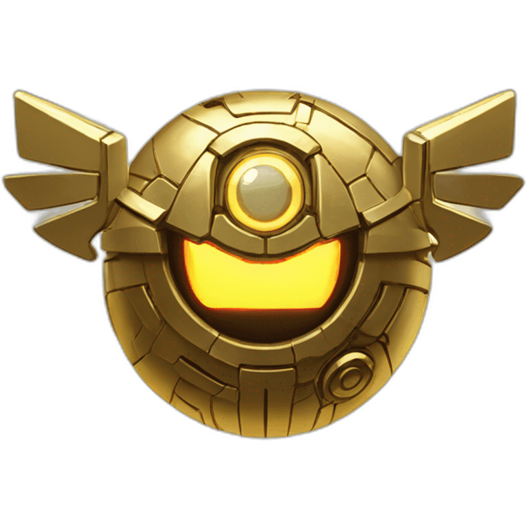 Pixel Legendary Book Cyberpunk Pokemon Pokeball Gold Shiny Glow emoji