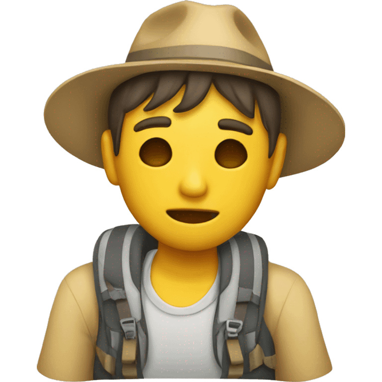 tourist sleepy emoji