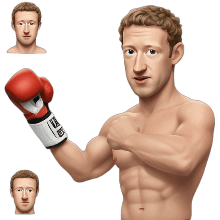 mark zuckerberg as an ufc fighter emoji