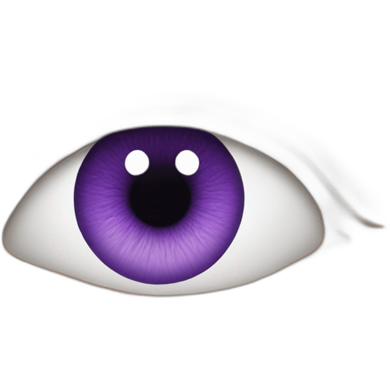 purple eye emoji