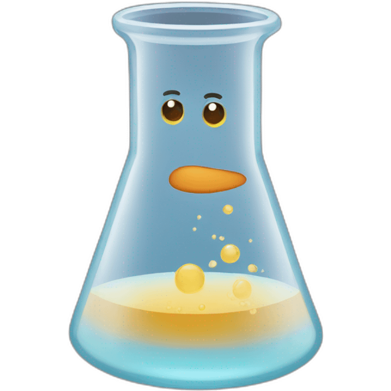 Lab beaker emoji