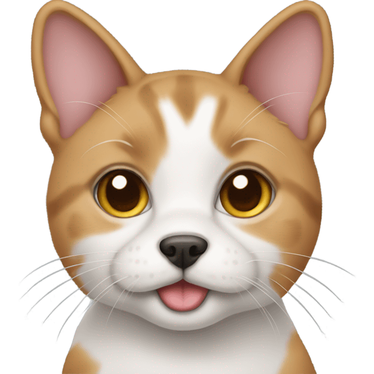 Dog cat hybrid  emoji