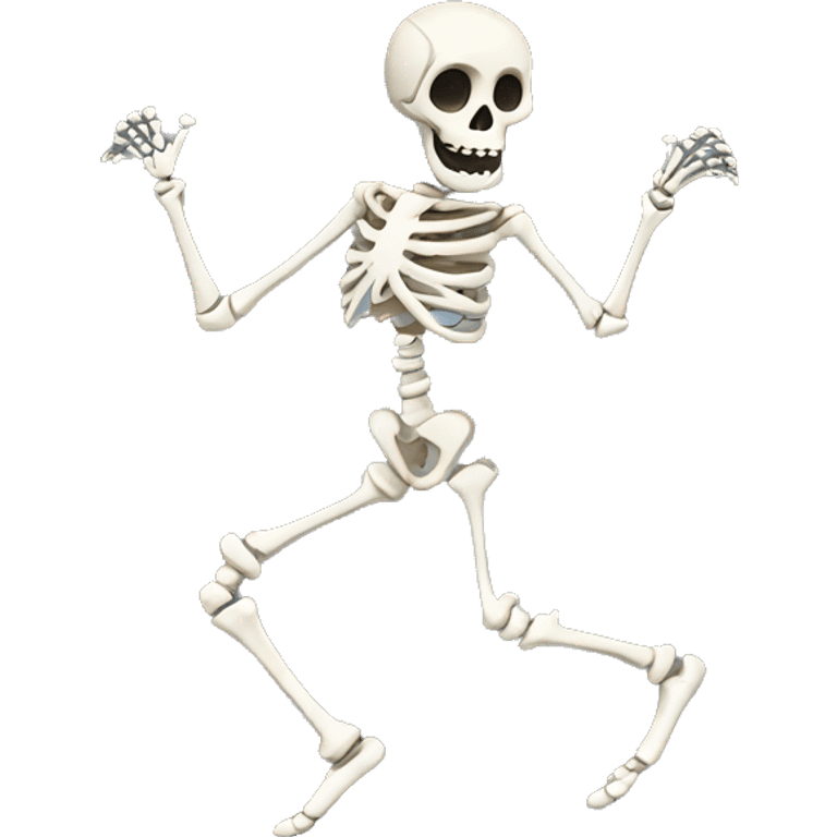 dancing skeleton emoji