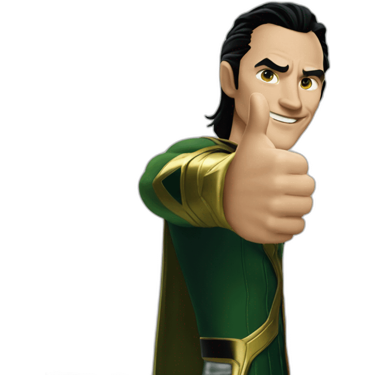 Marvel loki thumbs up emoji