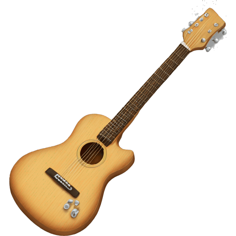 wood guitar emoji