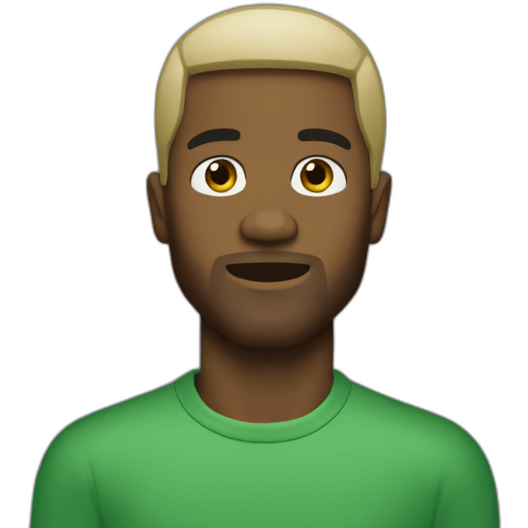 Frank ocean hasgreen-headed emoji