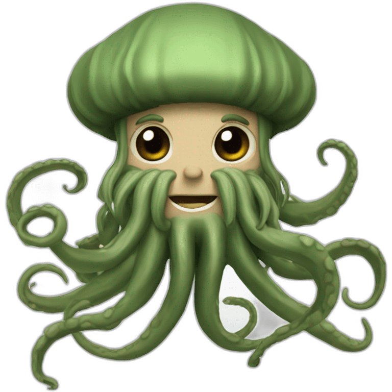 Davy Jones with tentacles emoji