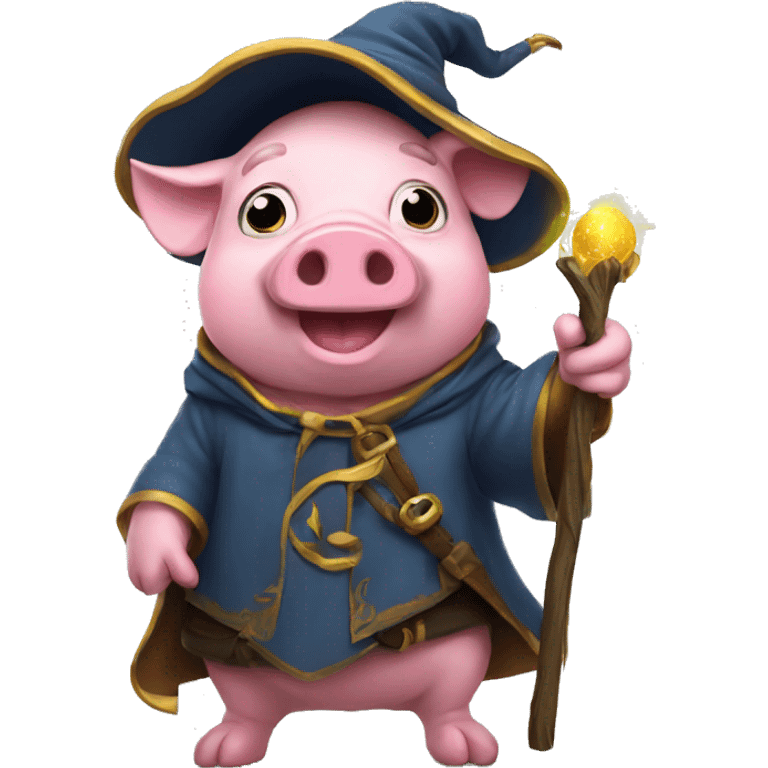 Wizard pig  emoji