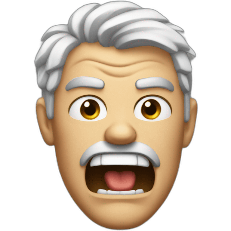 Super duper angry guy emoji