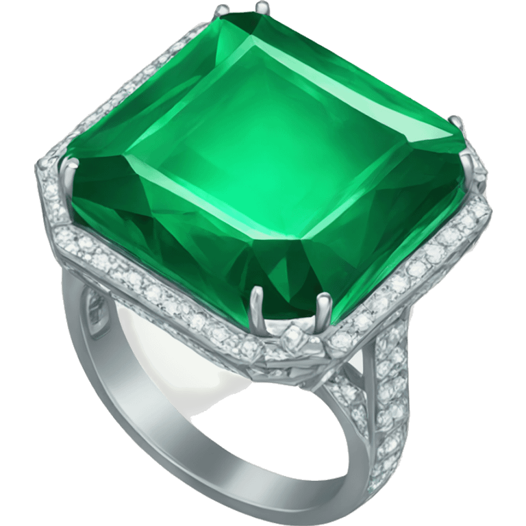 EMERALD RING emoji