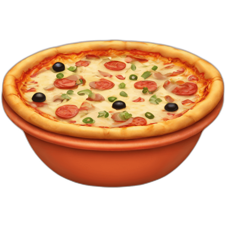 Pizza bowl emoji