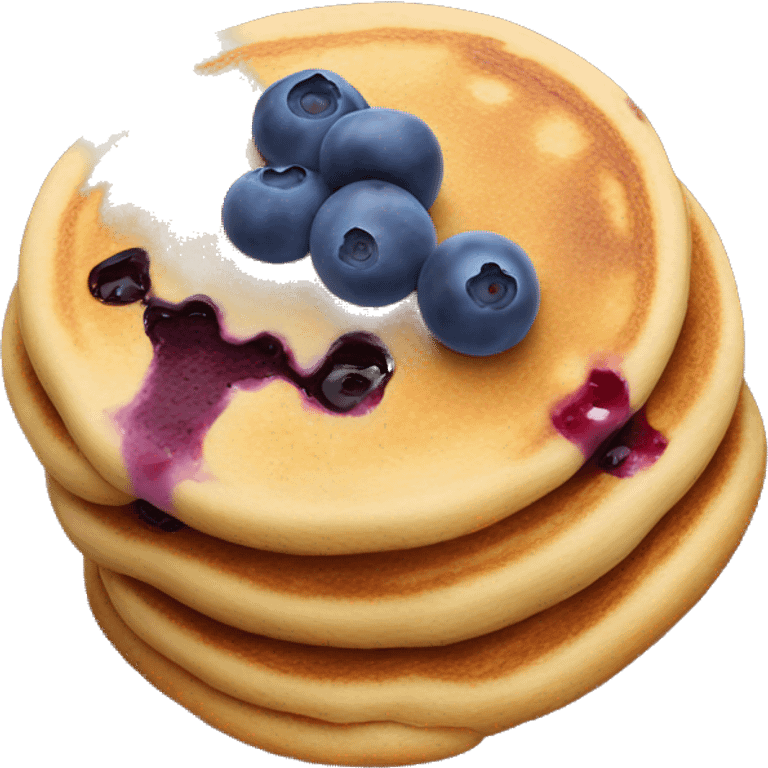 Blueberry pancakes  emoji