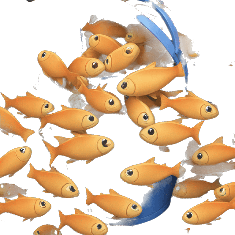 bucket of fishes emoji