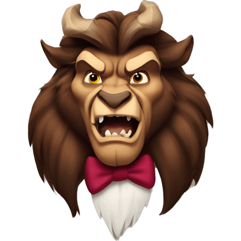 beast from beauty and the beast  emoji