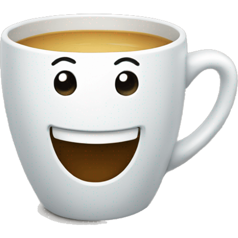 smiling cup emoji