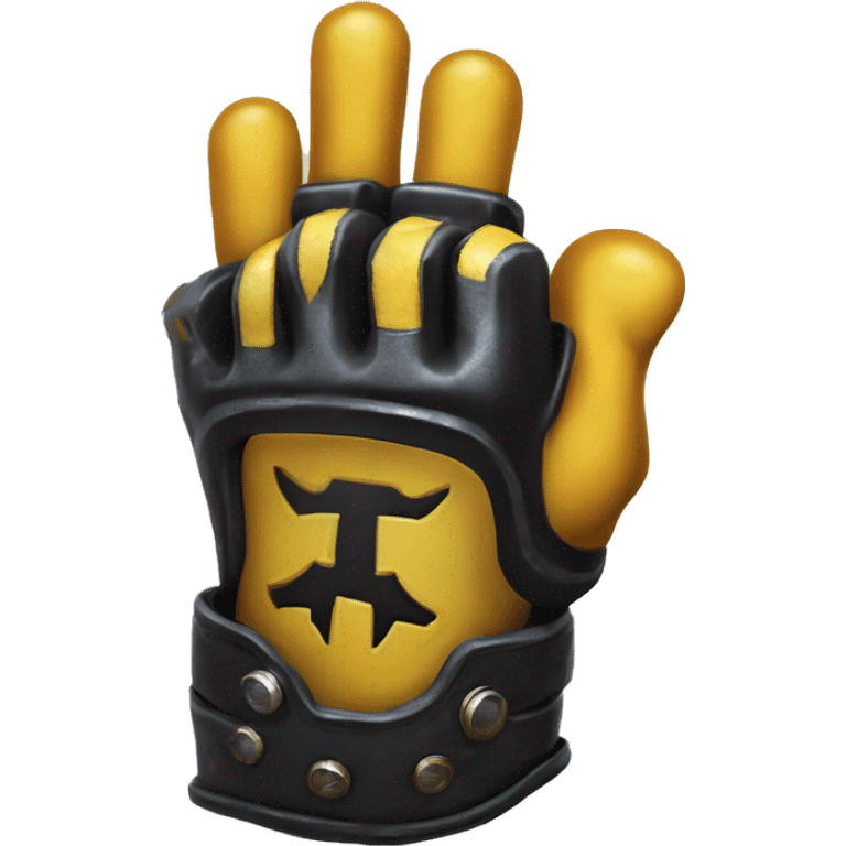 warhammer 40k imperial fist thumbs up close up on glove emoji