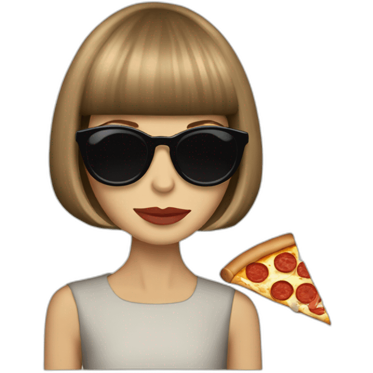 Anna wintour est pizza emoji